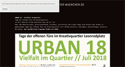 Desktop Screenshot of kreativquartier-muenchen.de